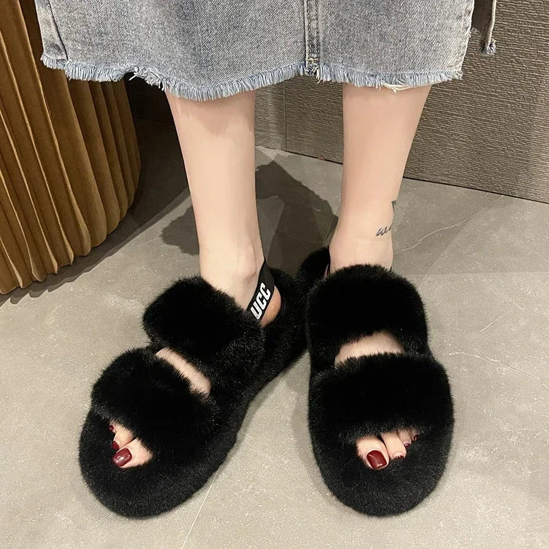 Fur Slippers