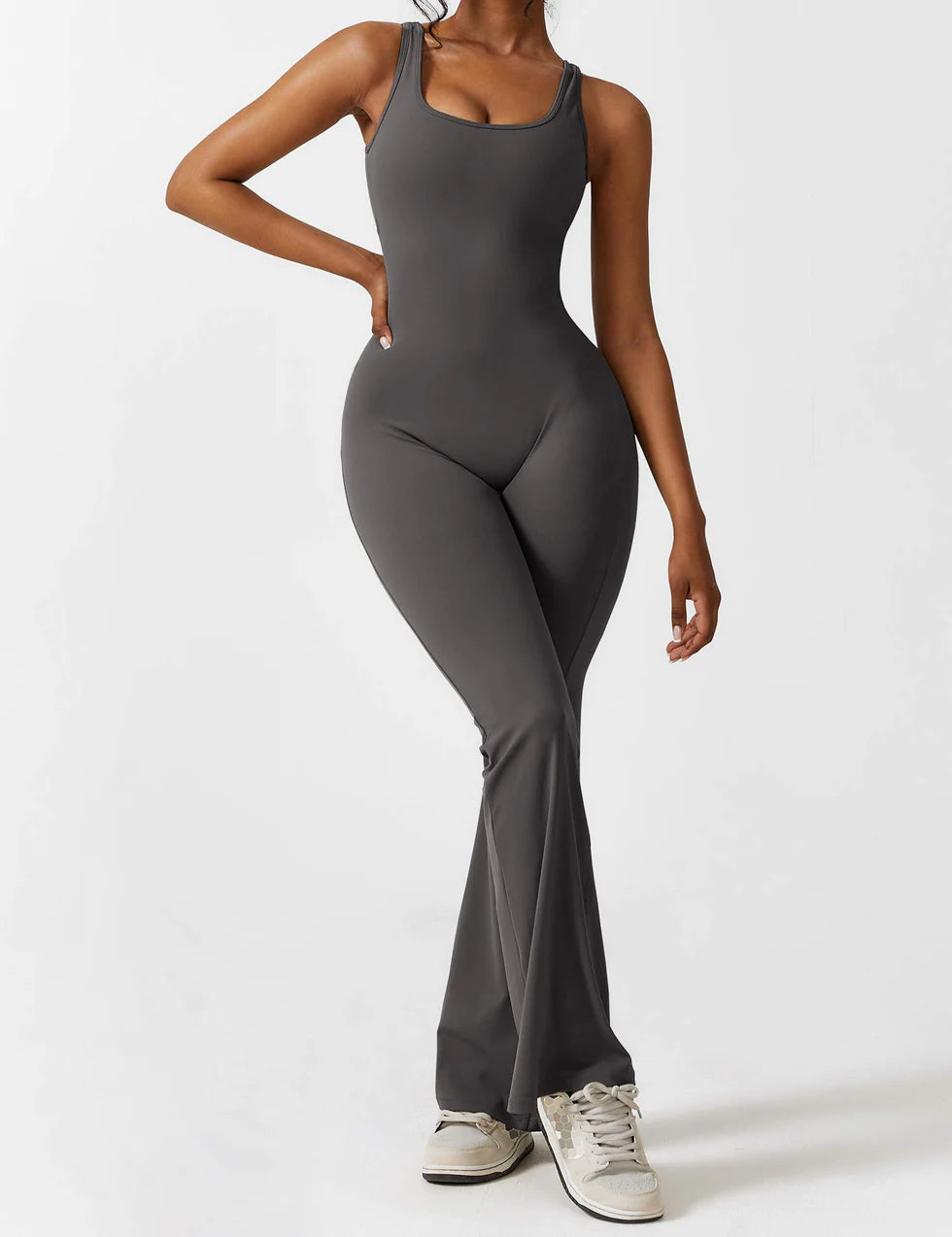 Butt-Scrunch Flared Bodysuit